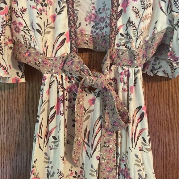 Spell Maisie Bambi Dress in Strawberry & Cream - Picture 7 of 9